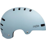 Lazer Bob+ toddler bike helmet with adjustable Kidfit system and ventilation, shown in a colorful design with straps and vents.
