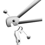 M Part gear hanger for bikes, designed for bike frame protection and gear alignment, featuring a durable component with precise fit.