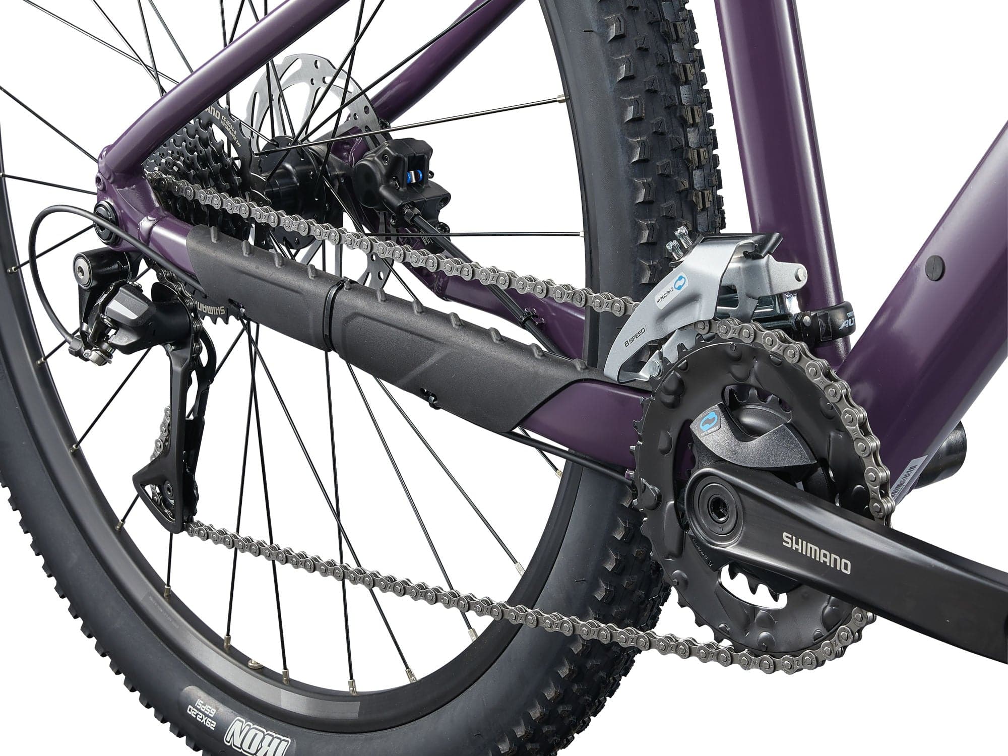 Liv Tempt 3 women's mountain bike with ALUXX frame and Shimano Acera 1x drivetrain, shown with knobby tires and mountain bike components.