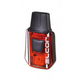 Moon Sport Alcor black rear bike light with USB rechargeability and magnetic mount, compact cycling accessory.