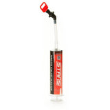 Stan's No Tubes tyre sealant injector for tubeless bike tyres with Presta and Schrader valves, showing the injection tool.