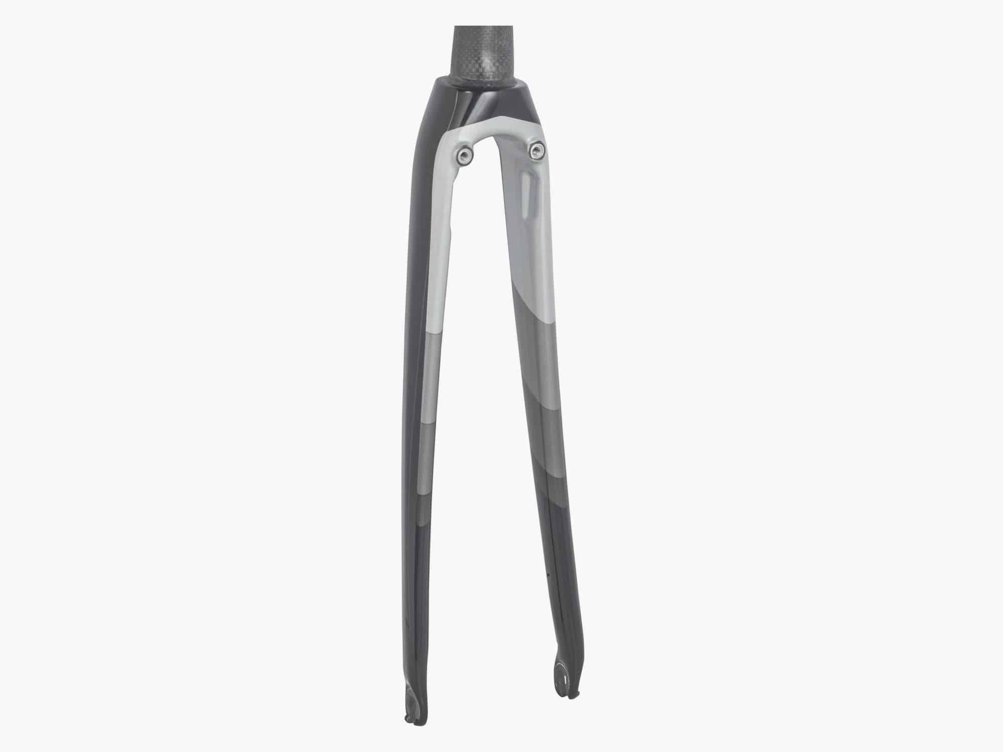 Trek 2017 Domane SLR 8 road bike fork with disc and rim brake compatibility, lightweight carbon component for performance cycling