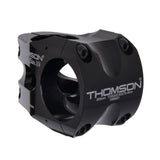 Thomson Elite X4 35mm mountain bike stem for enhanced steering control, showing the sleek metal component with bolts.