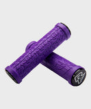 Race Face Grippler lock-on MTB bike handlebar grips with durable rubber and dual lock-on design for secure grip and control.