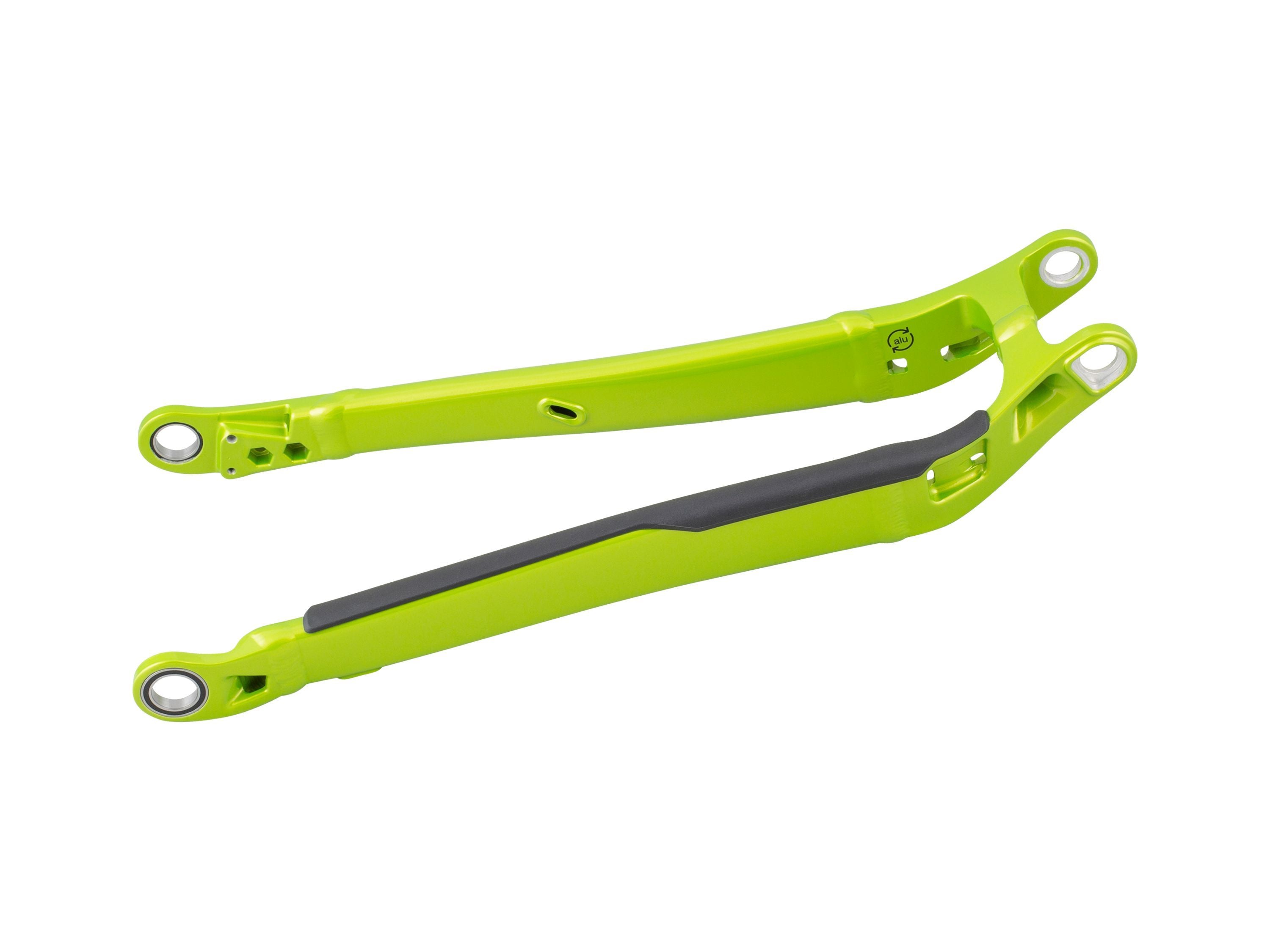 Trek Rail 29 Aluminum Chainstay for Power Surge Frame with 29" x 2.6" tire compatibility, bike component, natural cycling detail