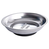 UNIOR stainless steel magnetic workshop tray measuring 150x40mm with strong magnet for tool organization