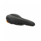 Selle Royal Explora Black bike saddle with Royalgel cushioning and ICS system, designed for comfortable moderate riding.