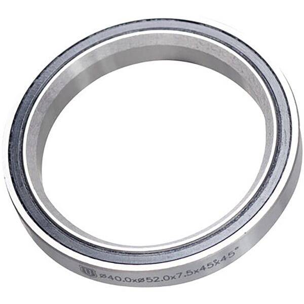 M Part bicycle headset bearing 40x52x7.5mm cartridge bearing with 45°/45° design, pre-lubricated for smooth steering.
