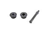 Topeak Spare Pakgo X Dummy Rear Hub with Chain Holder for bike case, black bike accessories, close-up view