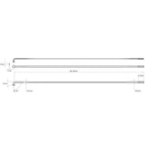 DT Swiss Aero Comp straight pull spokes box with 20 high-quality cycling spokes for lightweight wheel building.