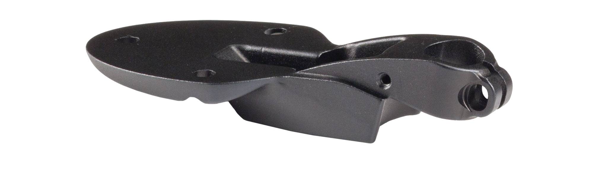 Bontrager Speed Concept low-rise 10° x 110mm black road and triathlon bike stem showing the sleek component design.