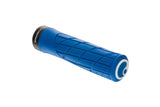 Ergon GA2 Fat Mountain Bike Grips with ergonomic design and shock absorption for larger hands, mounted on a bike handlebar