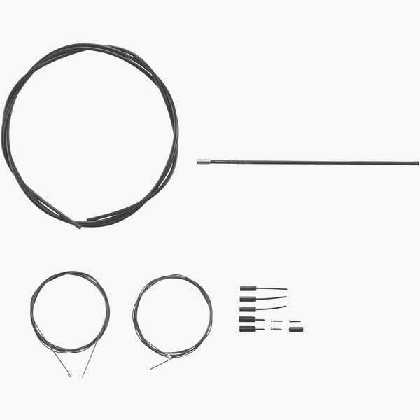 Shimano Dura-Ace RS900 road gear cable set with polymer-coated inners, designed for high-performance bike shifting components.