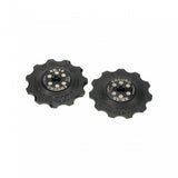 Enduro Bearings XD15 ceramic jockey wheels for Campagnolo 11-speed derailleurs, showing close-up of high-performance bicycle component.