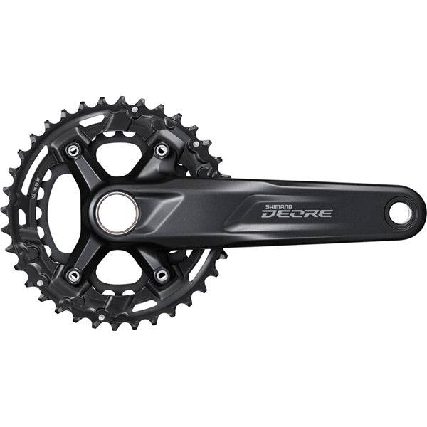 Shimano Deore FC-M4100 10-speed MTB chainset with HollowTech II design and 48.8mm chainline, bike component for mountain biking