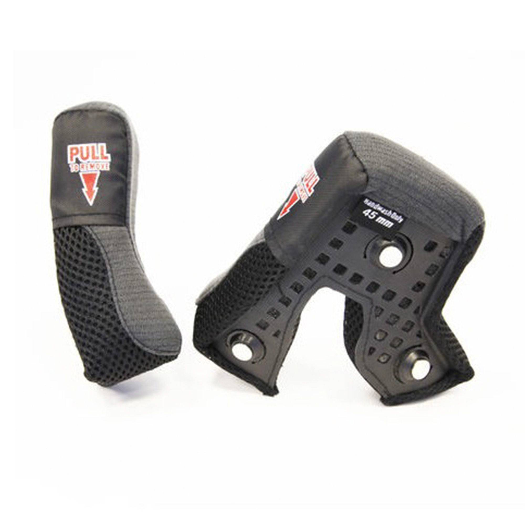 Bell Full-9 Fusion helmet cheek pads replacement spares, showing soft, comfortable padding for helmet fit and safety.