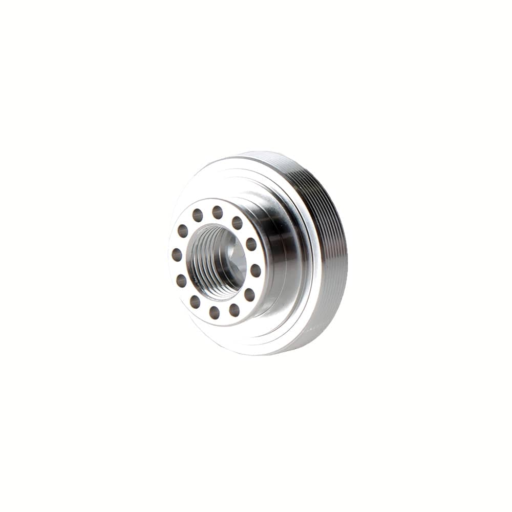 Fox Fork FIT4 Piston Clamp for suspension control, no bleed holes, used in Fox suspension components, durable and precise.