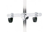 Topeak Dual Touch bike stand accessory with third hook for extra stability and additional storage, shown attached to a bicycle.