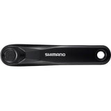 Shimano FC-E5010 left crank arm, 170mm, genuine bike component for e-bike replacement, showing the black crank arm with Shimano branding.