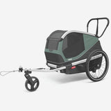 Thule Bexey Medium Dog Bike Trailer with ventilation panels and easy access, designed for safe pet transportation.