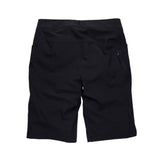 Race Face Traverse unisex mountain bike shorts with adjustable fit and multiple pockets, designed for cycling comfort and durability.