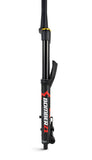 Marzocchi Bomber Z1 2022 coil tapered mountain bike fork with 150-180mm travel, showing the fork's coil spring and tapered stanchions.