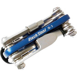 Park Tool IB-3 I-Beam 3 multi-tool with hex wrenches, chain tool, and spoke wrenches for bike repair and workshop use.