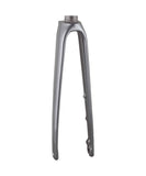 Trek Emonda SL7 carbon forks for road racing bikes, lightweight and aerodynamic bike components with sleek black finish.