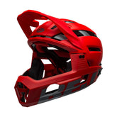 Bell Super Air R Mips Mtb Full Face Helmet 2020: Matte/Gloss Red/Grey M 55-59Cm