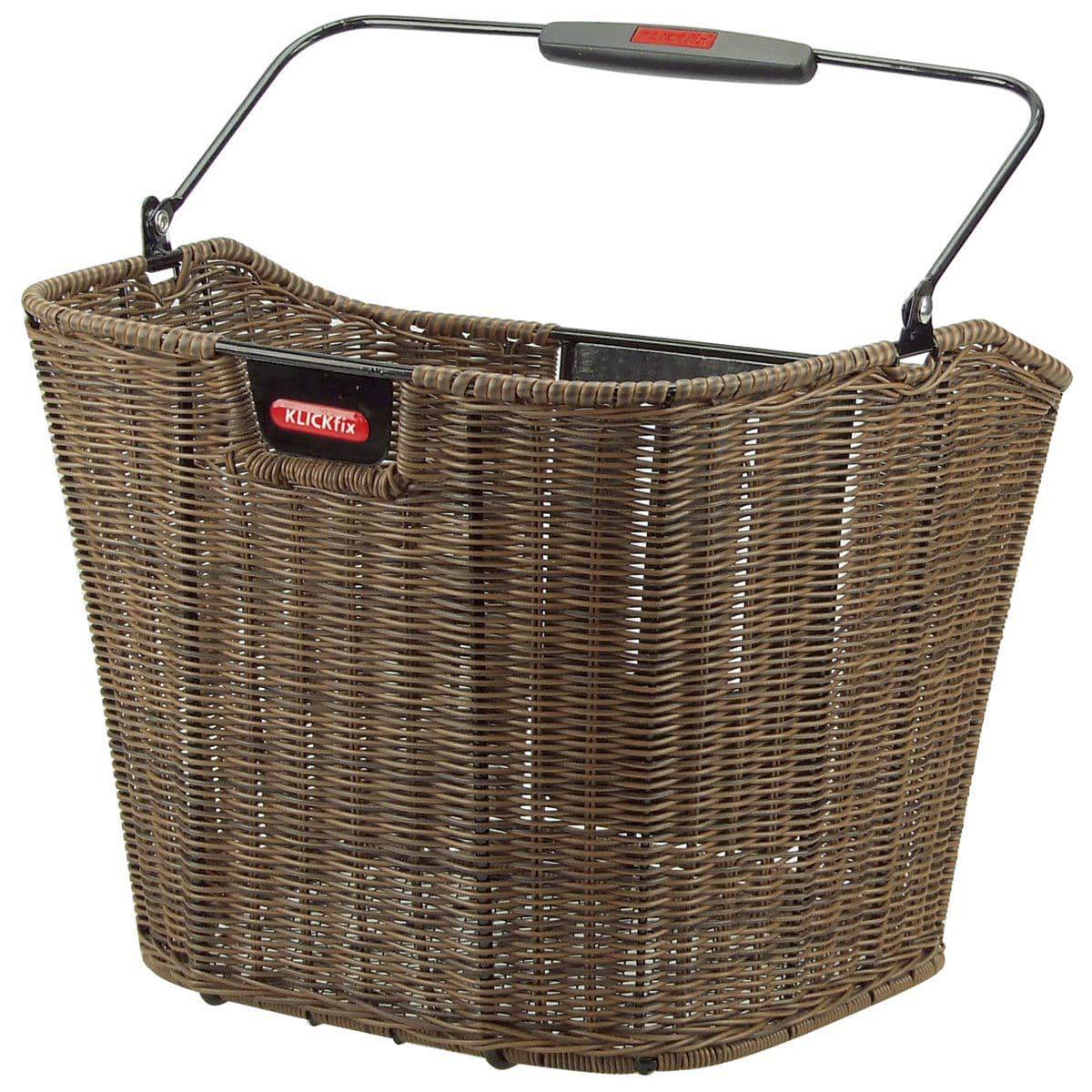 Rixen-Kaul Structura 16L brown waterproof handlebar bag for cycling, with secure straps and reflective accents.