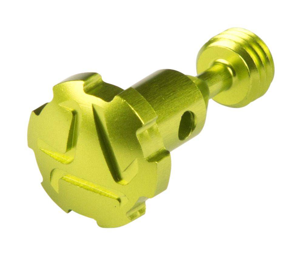 DVO Jade/X rebound adjuster knob for precise rear shock tuning, replacement component for mountain bike suspension.