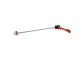 Red and silver Bontrager ABP Classic rear skewer for first-generation ABP bikes, 210mm length, compatible with Trek components.