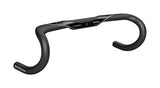 Vision Trimax Aero Compact Road Drop Handlebar with Di2 cable routing, shown with multiple size options.