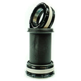 Praxis Works BB M30 T47 internal bearing road bottom bracket with 85.5mm spindle for stepped axles, shown in close-up.
