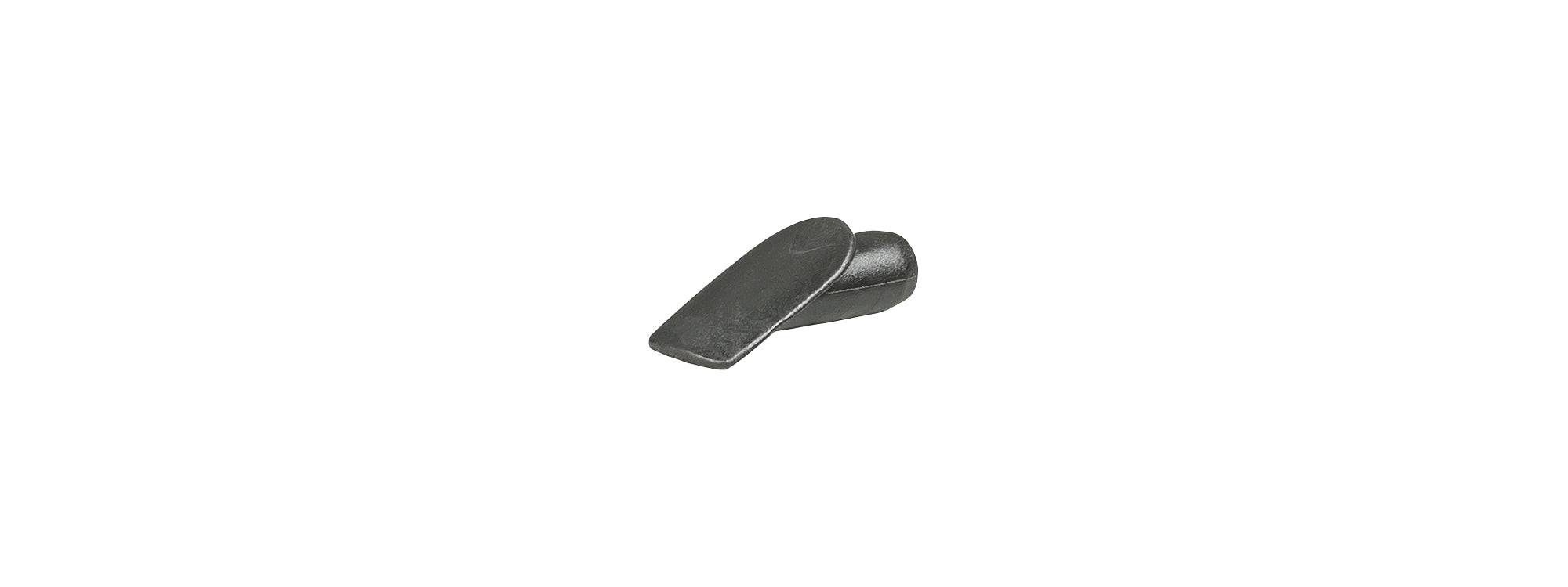 Trek black front derailleur top tube frame plug for main triangle entry hole, bicycle component accessory.