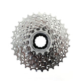 SunRace MFM60 8-speed freewheel with 13-32T gears and Fluid Drive Technology for smooth shifting, shown close-up.