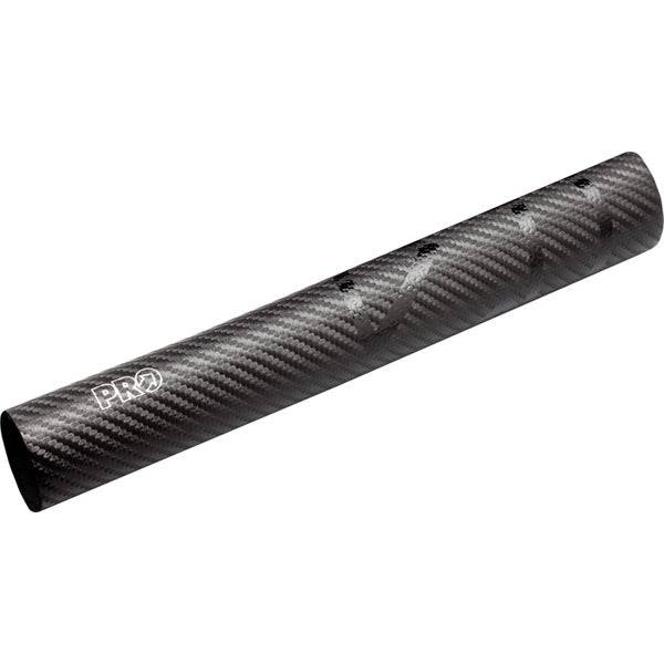 PRO Chainstay Protector XL in black, durable neoprene bike frame guard with velcro closure, designed to protect bike chainstay.