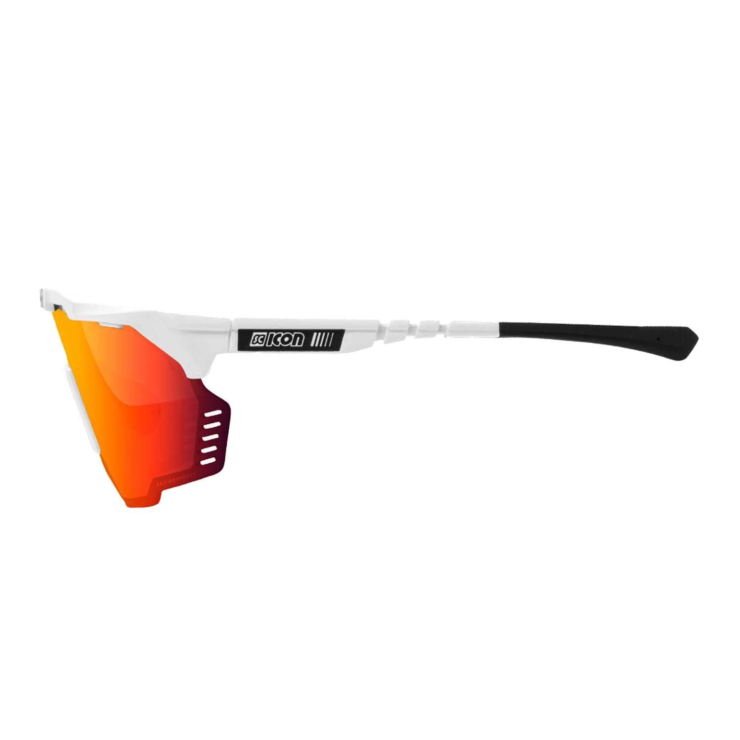 Scicon Sports Aeroshade Kunken SCNPP MultiMirror Red/Wht Gloss Eyewear | Swinnerton Cycles