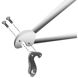 M Part durable bike gear hanger for various bike brands, replacement component for bike gear systems.