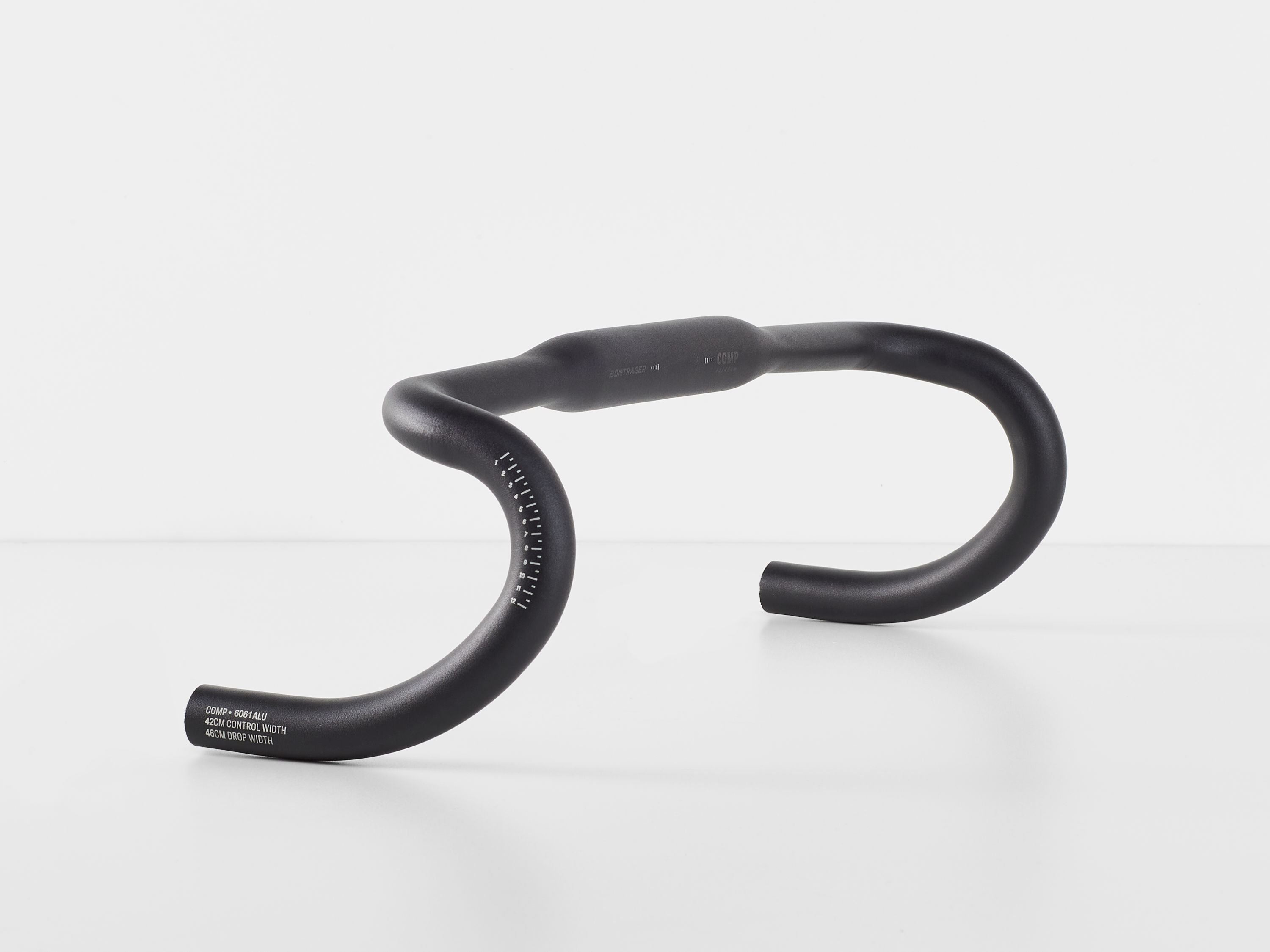 Bontrager Comp Road Handlebar for bikes, showcasing ergonomic design and durable construction for road cycling.