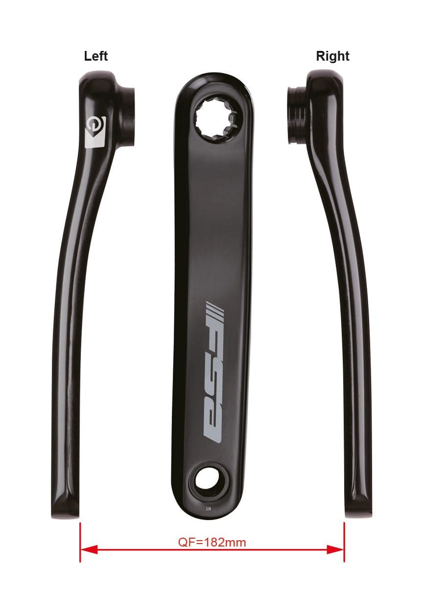 FSA Ebike CK-632/IS chainset for Bosch e-bike systems, 172.5mm crank length with BB-9920 ISIS bottom bracket, bicycle component