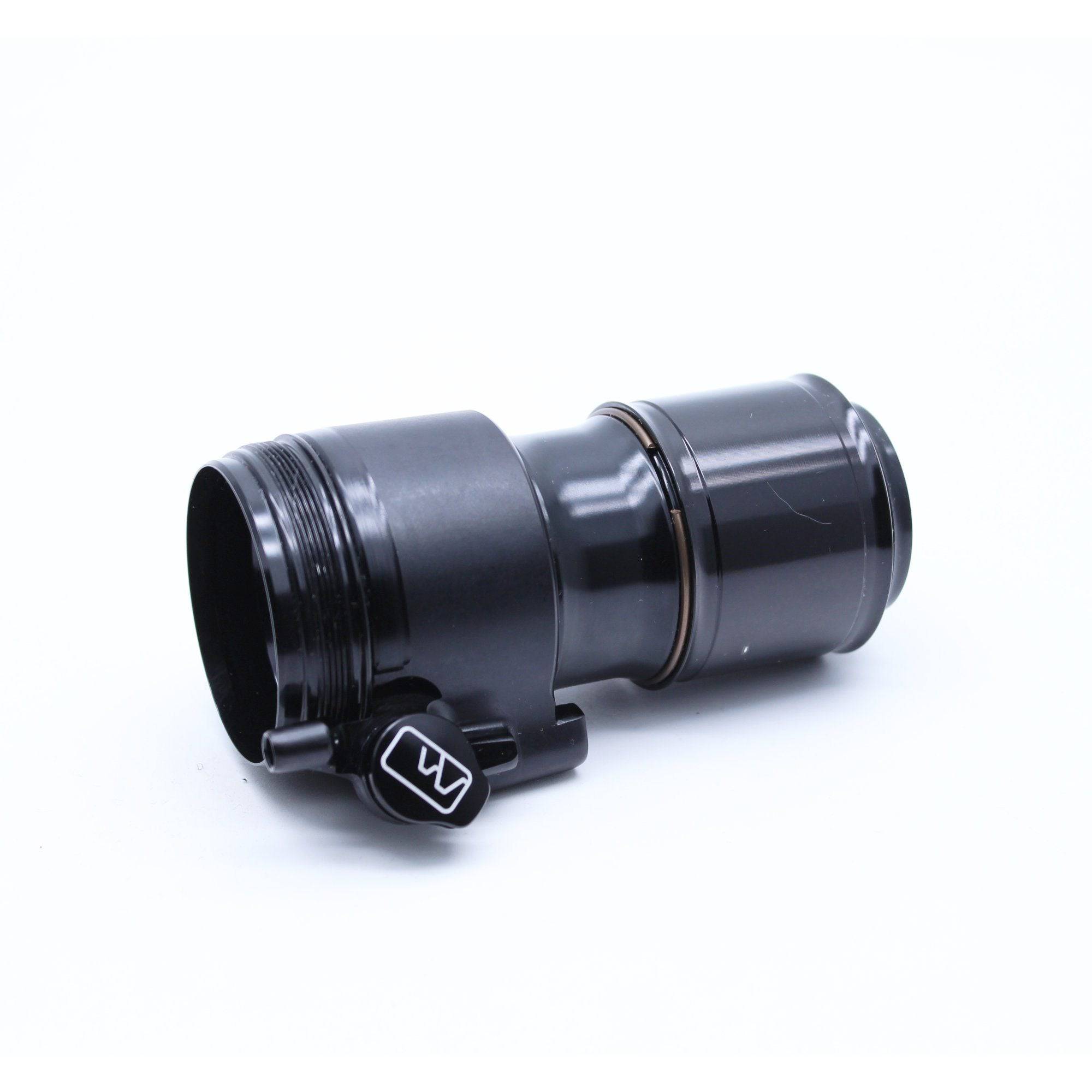 Fox Shock Float DPS LV dual travel rear shock sleeve assembly for 2018 mountain bike, showing detailed components and construction.