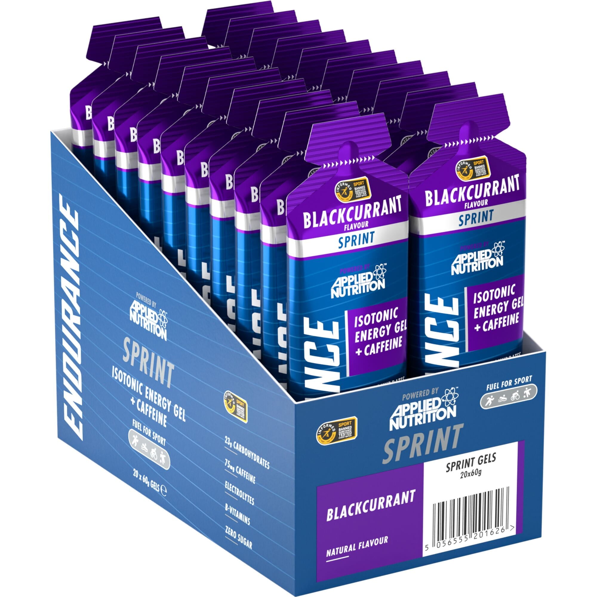 Applied Nutrition Endurance Sprint Isotonic Energy Gel Caffeine