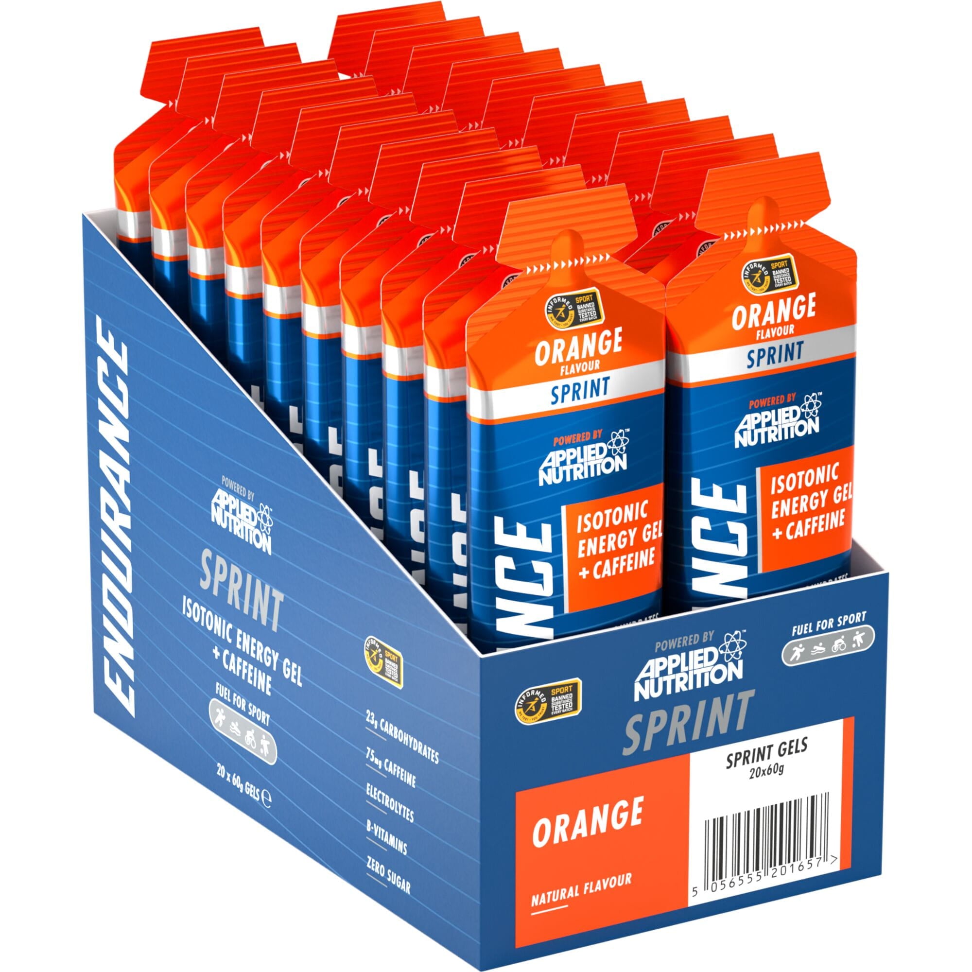 Applied Nutrition Endurance Sprint Isotonic Energy Gel Caffeine