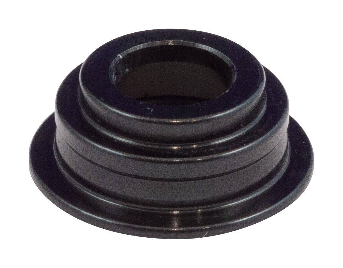 Vision Hub End Cap for Vision Metron 40 DB front drive side hub replacement, shown on a bicycle component.