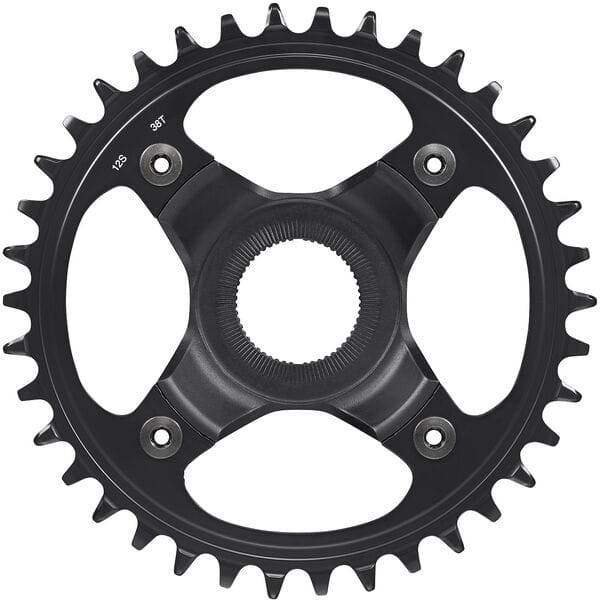 Shimano STEPS SM-CRE80-12-B 12spd DCE single chainring 38T, w/o chain guard, chain line 55mm | Swinnerton Cycles