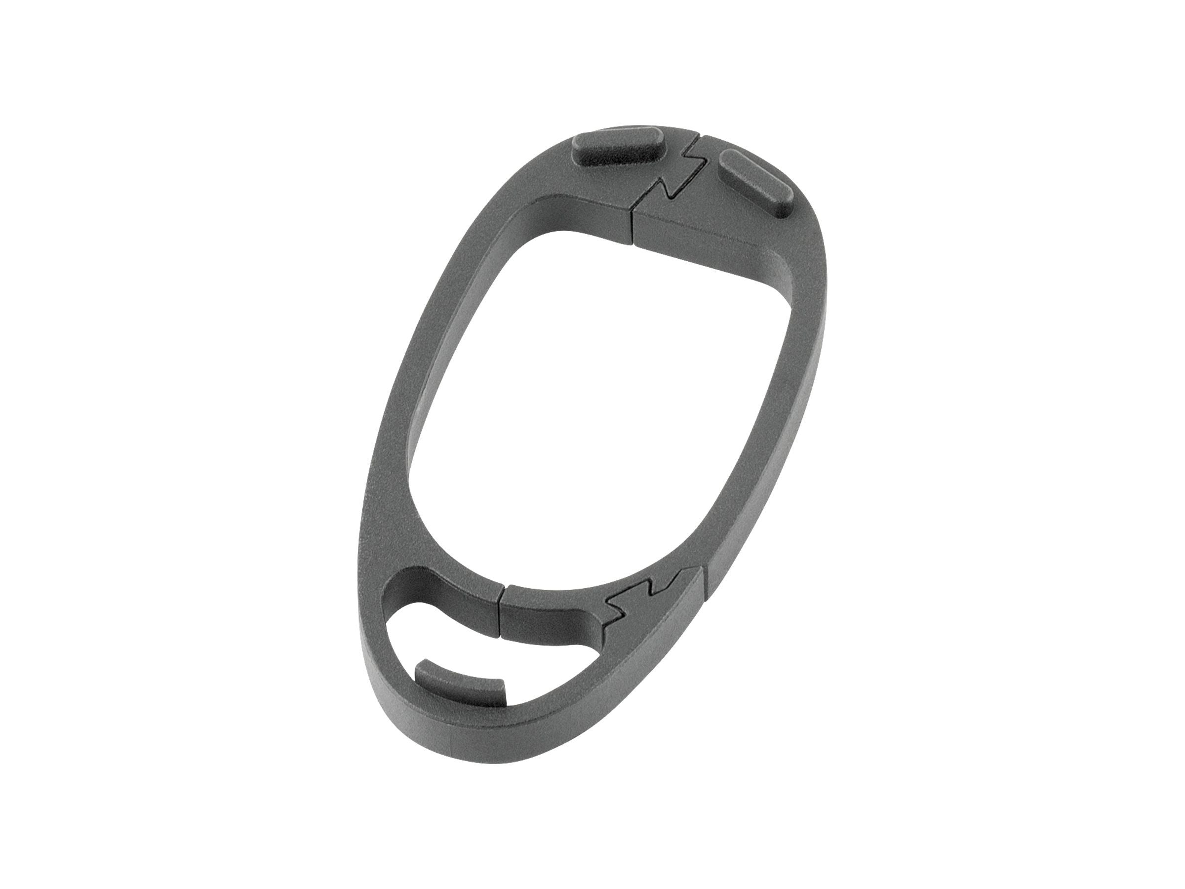 Trek Aero RSL bike headset spacers for precise steering adjustments, shown stacked on a bike handlebar.