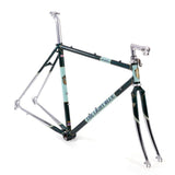 Light Blue St John Road Frameset for cycling, featuring a lightweight design, compatible with 700x29c tires for classic and touring rides.