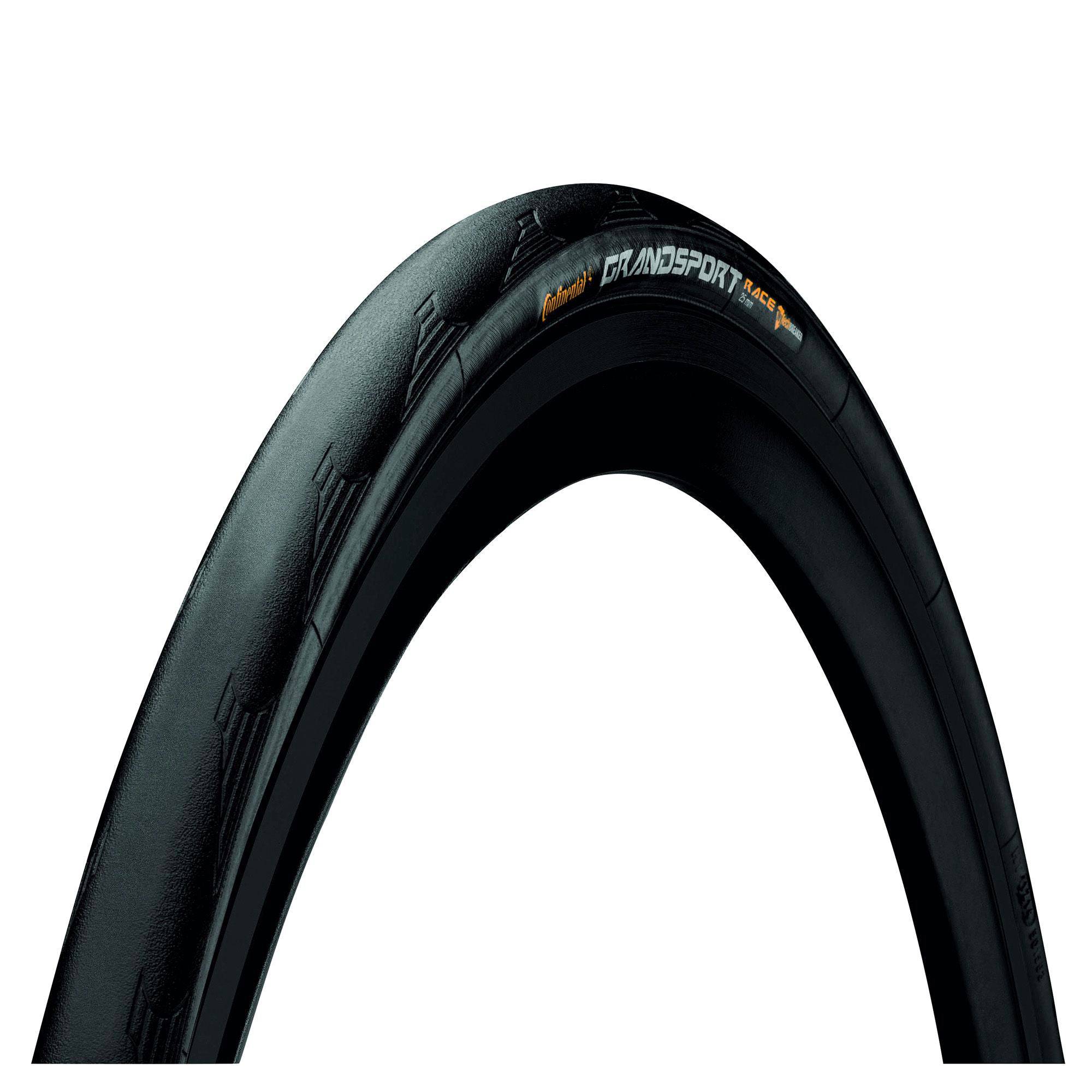 Continental Grand Sport Race Tyre - Foldable PureGrip Compound: BLACK/BLACK 700X23C | Swinnerton Cycles