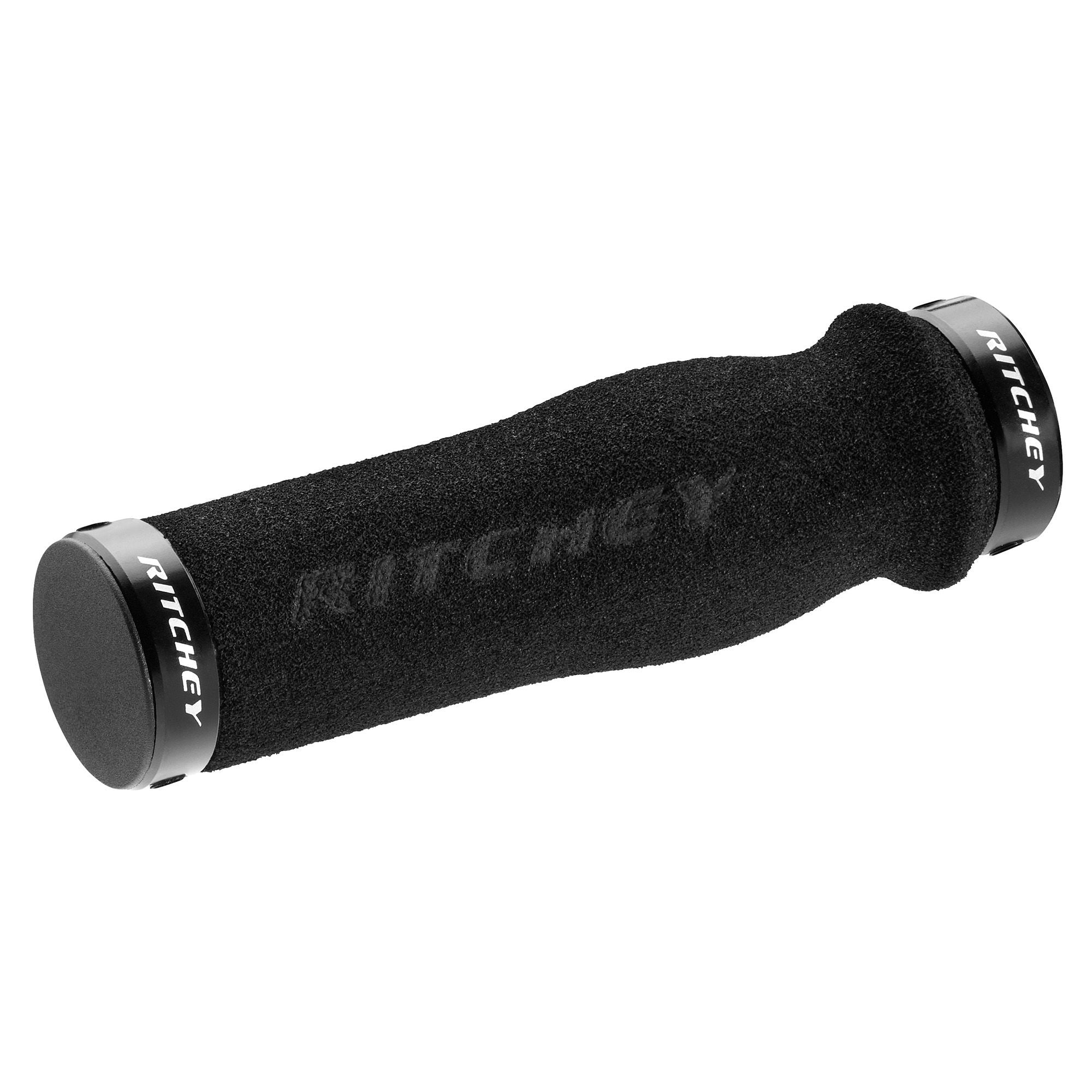 Ritchey WCS Truegrip Ergo Neoprene Locking MTB Handlebar Grips: BLACK 130MM | Swinnerton Cycles